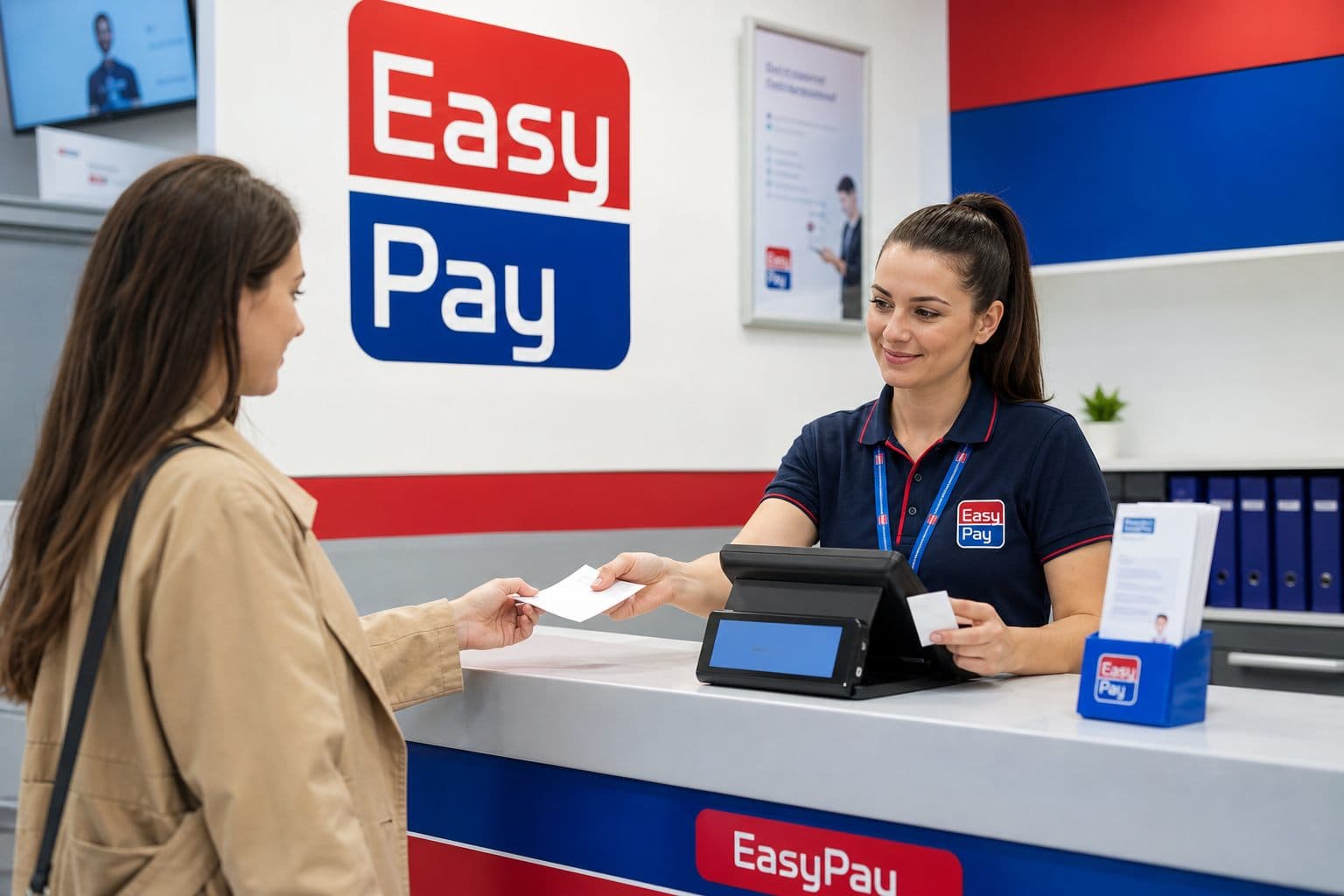Плащане на интернет услуга на каса EasyPay